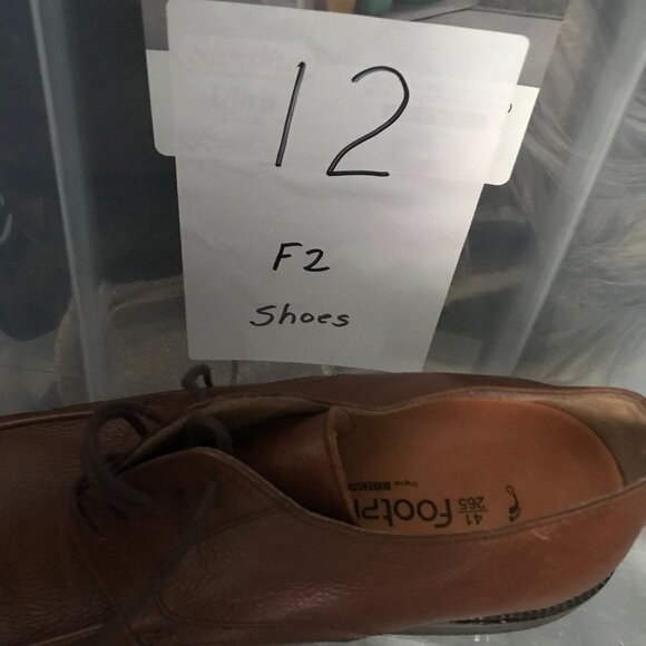 Birkenstock Footprints Handmade Brown Leather Derby Shoes Mens  8/41 (3 OF 3) - Picture 13 of 13